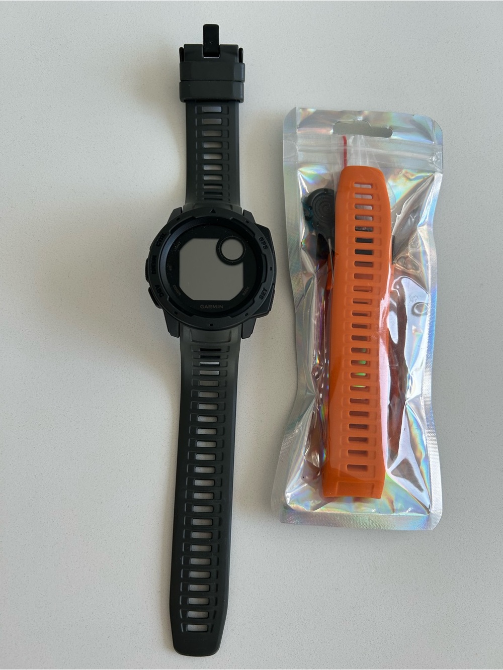 Garmin Instinct GPS Watch + Extra Strap & Charging Cable